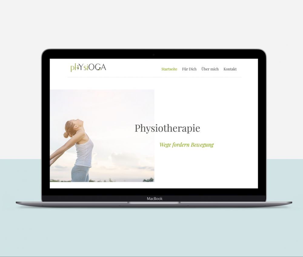 Webseite - Physioga bewegt