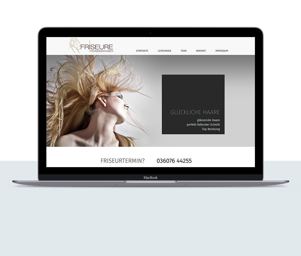 Webdesign für Friseur