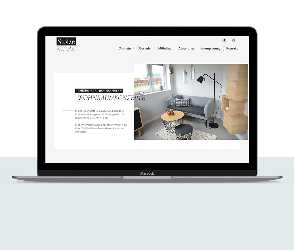 Webdesign für stolze Lebensart