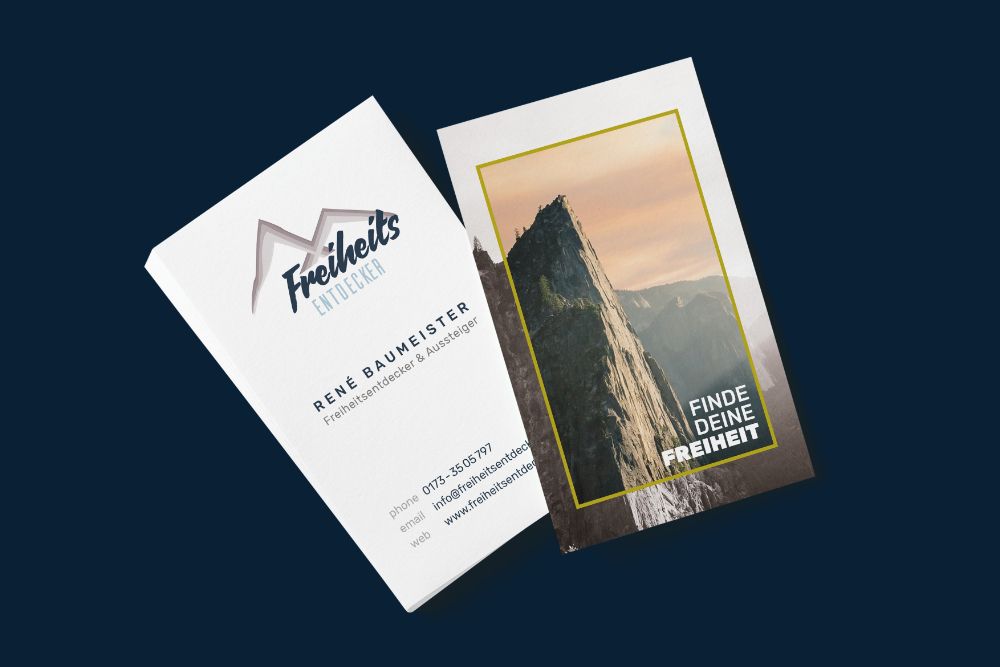 Printdesign von Flyern, Visitenkarten, Bannern und mehr made by Webflaggschiff