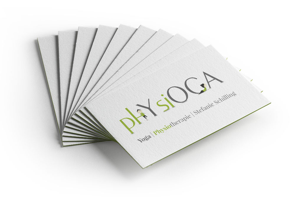 Visitenkarten für Physioga by Webflaggschiff
