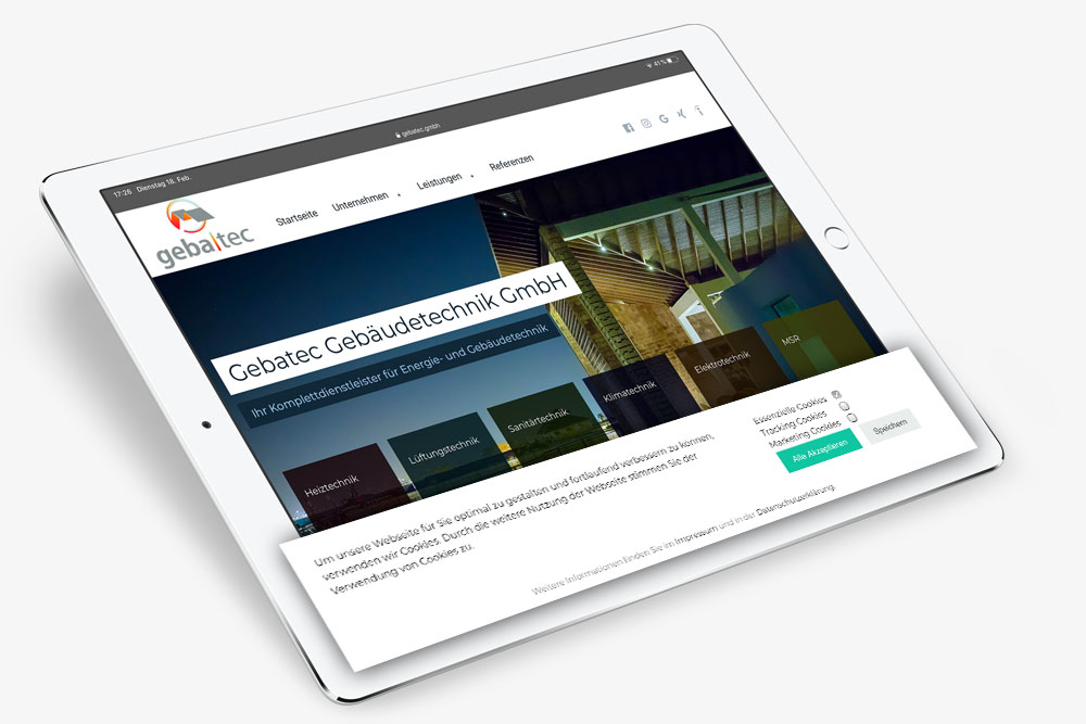 DSGVO konforme Webentwicklung